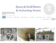 Tablet Screenshot of epsomewellhistory.org.uk